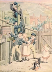 Skizze zur Illustration der Leidenschaften: Spannung oder Erwartung, 1855